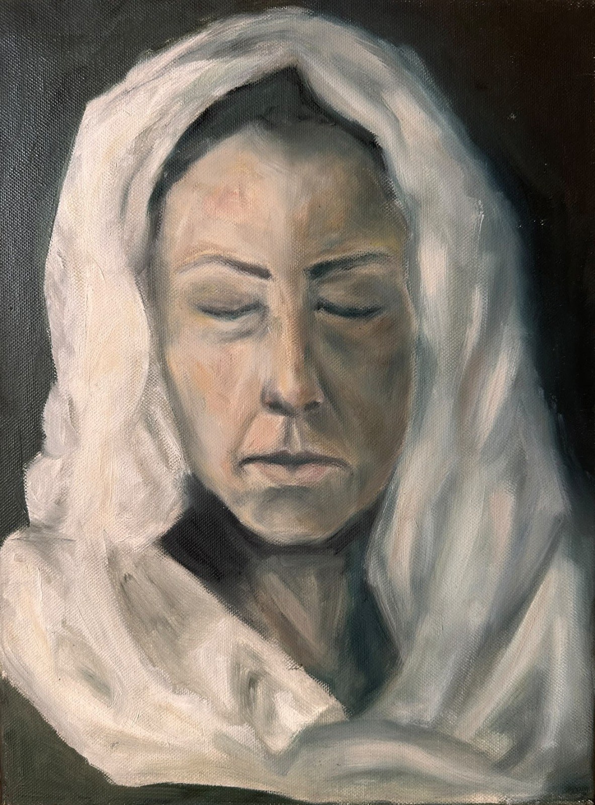 Liniște — Ulei pe pânză · 30 × 40 cm · 2022